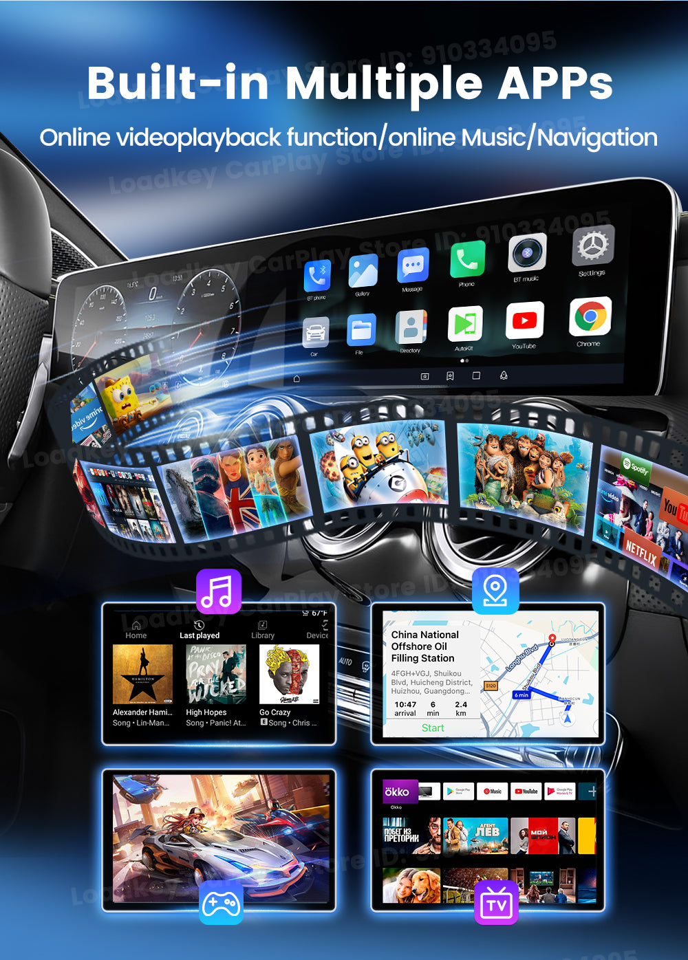 CarlinKit Android 4ram + 32g     TV Box Wireless Adatper