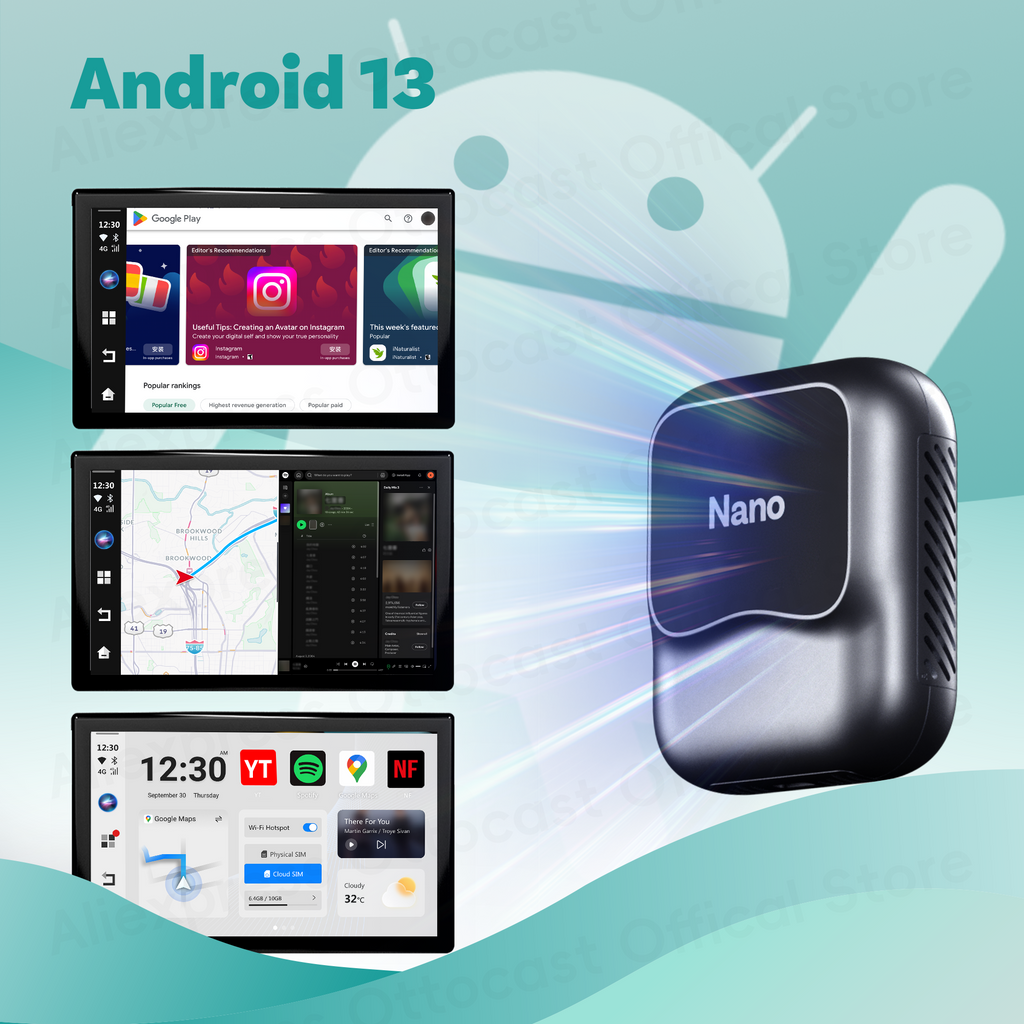 OTTOCAST Ottaibox Nano Android 13