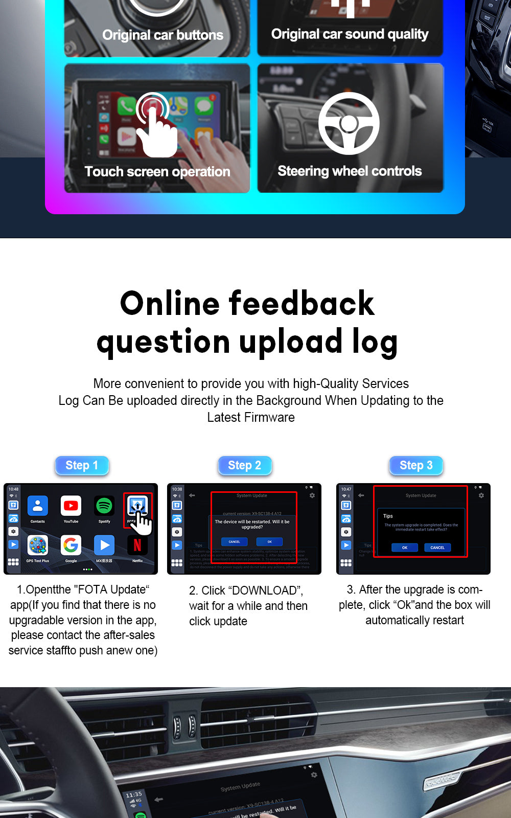 carlinkit android 13          8ram + 128 GB